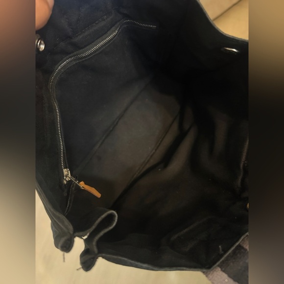 Hermès Cotton Canvas Fourre-Tout in Black/Grey - Picture 4 of 8